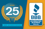 BBB +A Rating logo